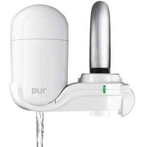 Two Stage Vertical Faucet Mount Filter..