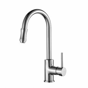 Premium Faucet Single Handle Pull Down Kitchen Faucet with Dual Function Sprayer