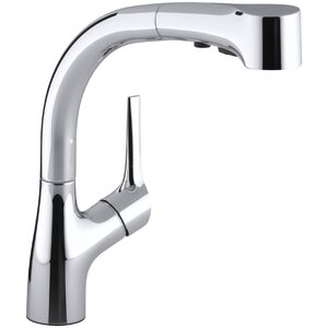 Elate Kitchen Sink Faucet with Pullout Spray Spout and Lever Handle
