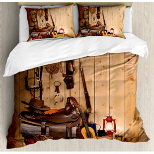 western american texas style country music guitar cowboy boots usa folk culture duvet set - Western Bedding western american texas style country music guitar cowboy boots usa folk culture duvet set - Western Bedding