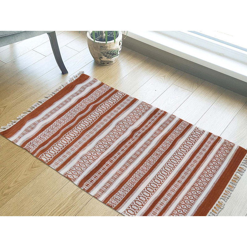 Isabelline One Of A Kind Furness Handmade Kilim 3 X 5 2 Wool Red Kind Furness Handmade Kilim