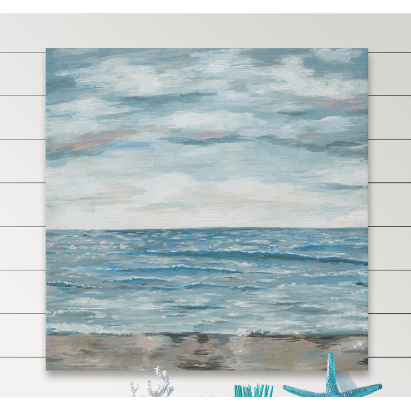 Rosecliff Heights High Tide Good Vibes Wrapped Canvas Painting