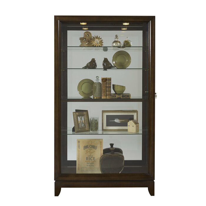 Darby Home Co Nancy Lighted Curio Cabinet Reviews Wayfair Ca