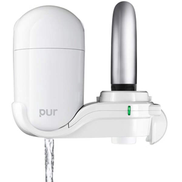 Two Stage Vertical Faucet Mount Filter by PUR