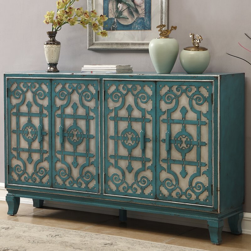 Canonbury Blue Wood Credenza