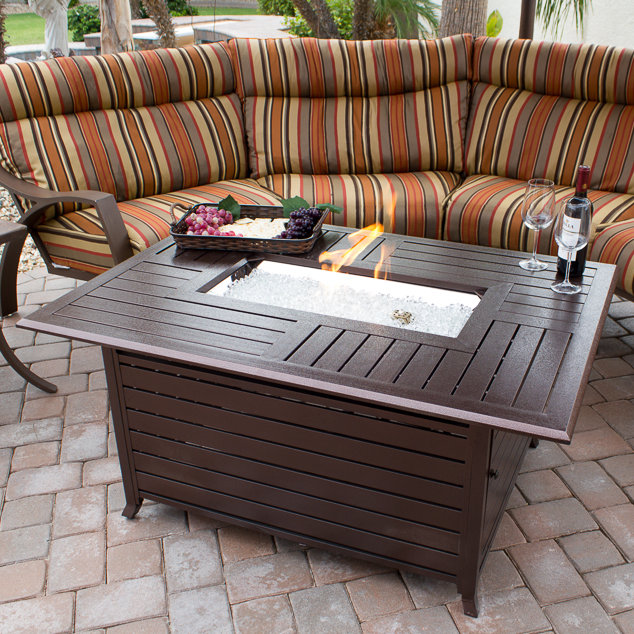 AZ Patio Heaters Aluminum Propane Fire Pit Table & Reviews Wayfair