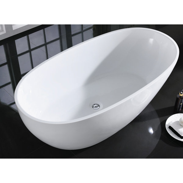 Sarah 60 x 33.5 Freestanding Bathtub by Eviva