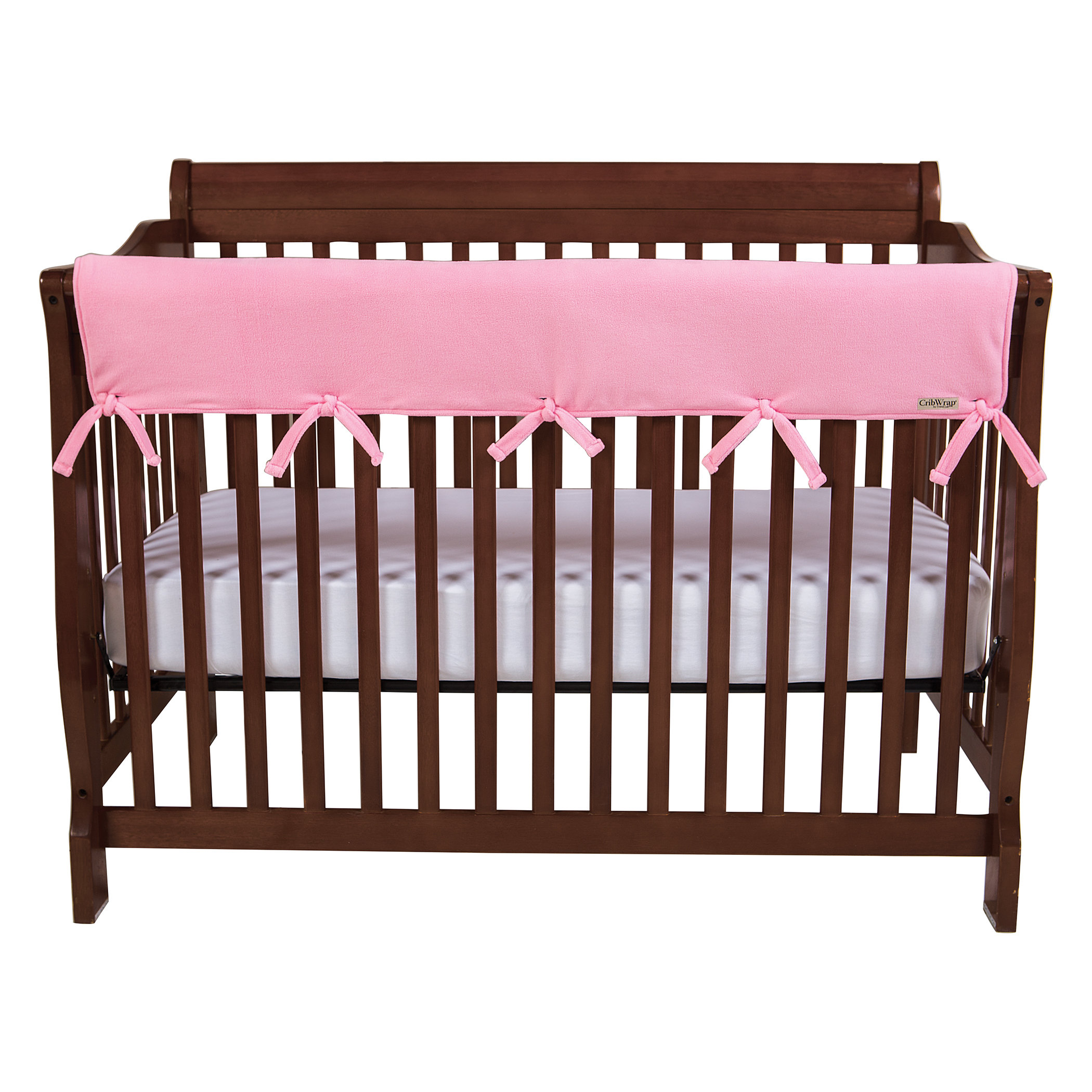 Trend Lab Pink Fleece Front Crib Rail Guard Cover Wayfair