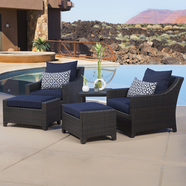Three Posts Northridge 5 Piece Deep Seating Group With Cushions Three Posts Northridge 5 Piece Deep Seating Group With Cushions Reviews Wayfair