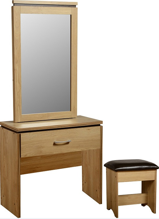 Riley Ave Vivienne 1 Drawer Dressing Table Stool Set Vivienne 1 Drawer Dressing Table Stool Set