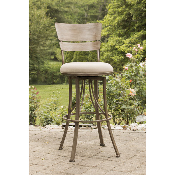 Ilyana 30 Swivel Indoor/Outdoor Patio Bar Stool by August Grove| @ $309.00