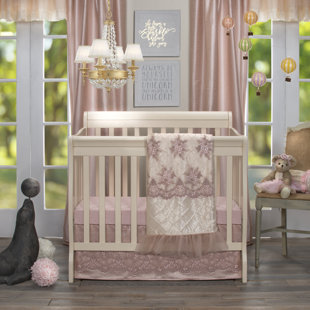 portable crib bedding set