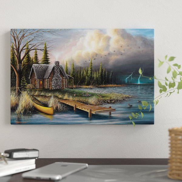 East Urban Home The Perfect Storm Graphic Art Print On Canvas