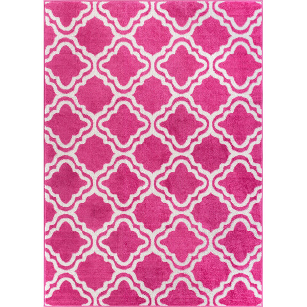 Juliet Calipso Pink Area Rug by Viv + Rae