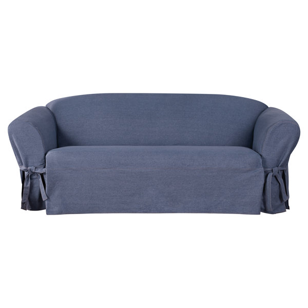 Authentic Box Cushion Sofa Slipcover By Sure Fit