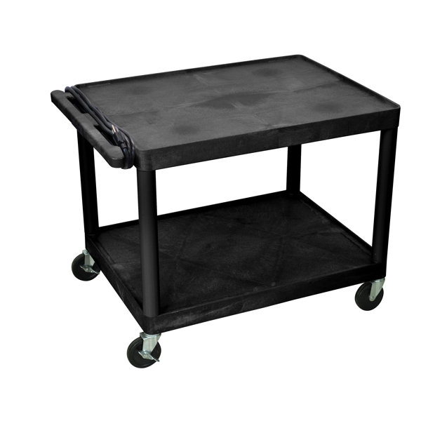 LP Carts Series Open Shelf TV Cart by Luxor