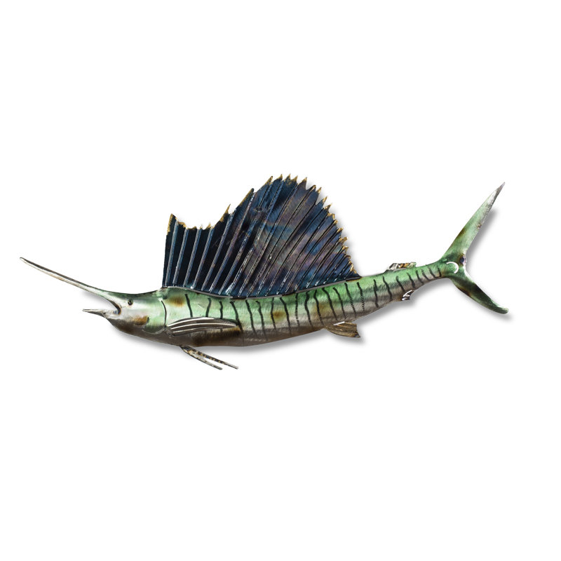 Highland Dunes Swordfish Metal Wall Décor Wayfair