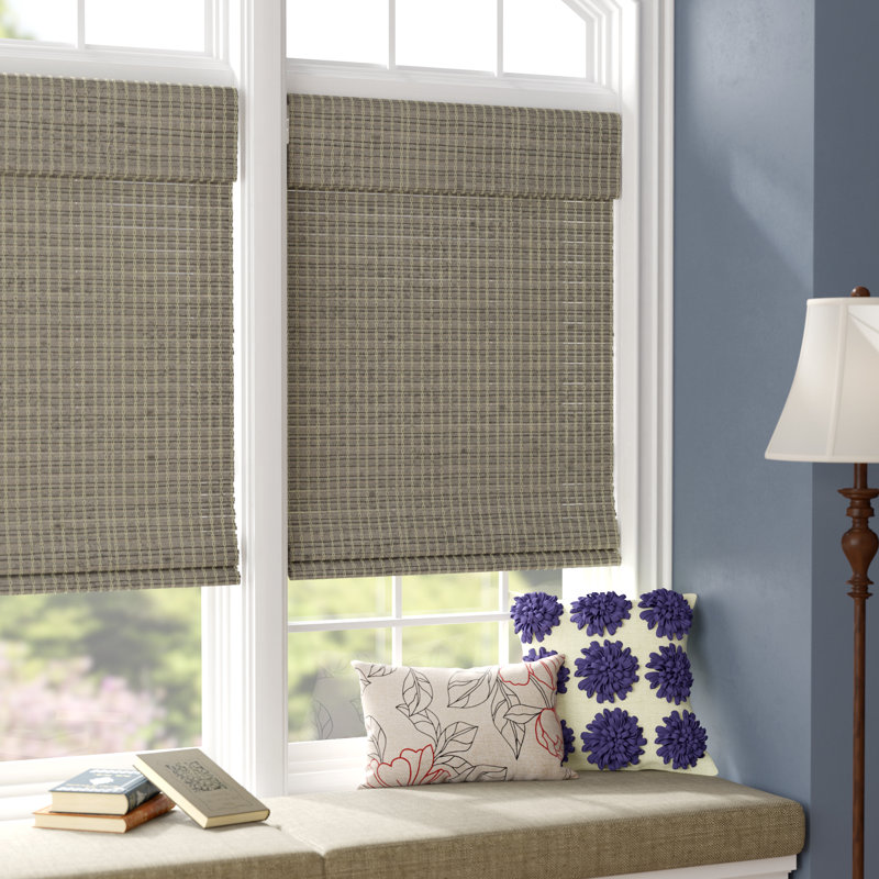 Charlton Home Room Darkening Roman Shade Reviews Wayfair