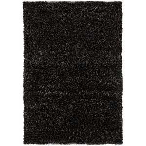 Themis Black Area Rug