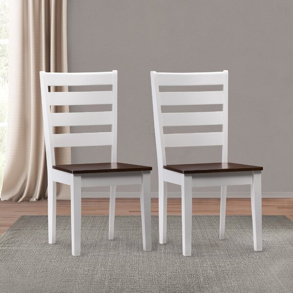 Goodman Solid Wood Dining Chair (Set Of 2) By Breakwater Bay