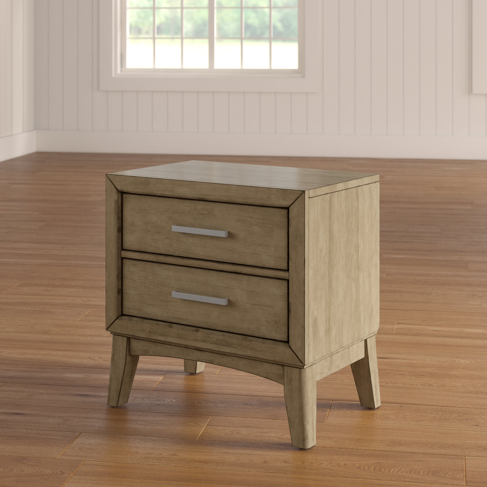 Latitude Run Adriane 2 Drawer Nightstand Reviews Wayfair