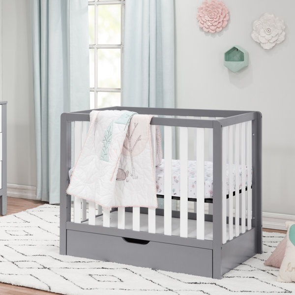small crib with storage