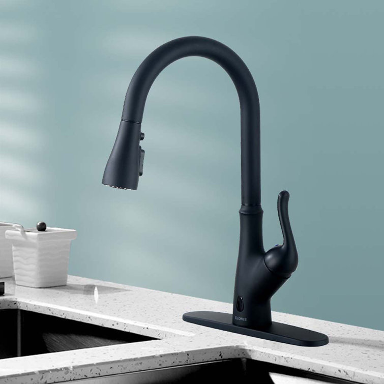 Pull Down Touchless Single Handle Kitchen Faucet with MotionSense