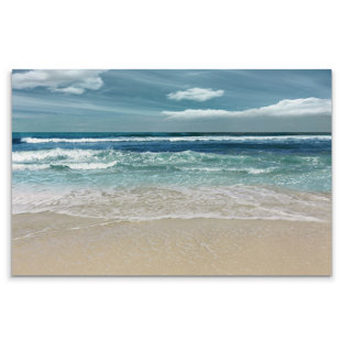 Carolines Treasures Beach Watercolor Waves Wall Hook Small Multicolor