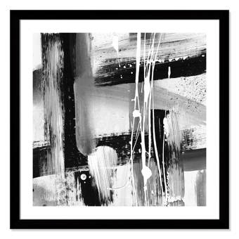 Ebern Designs Modern Expressions I Black And White Framed