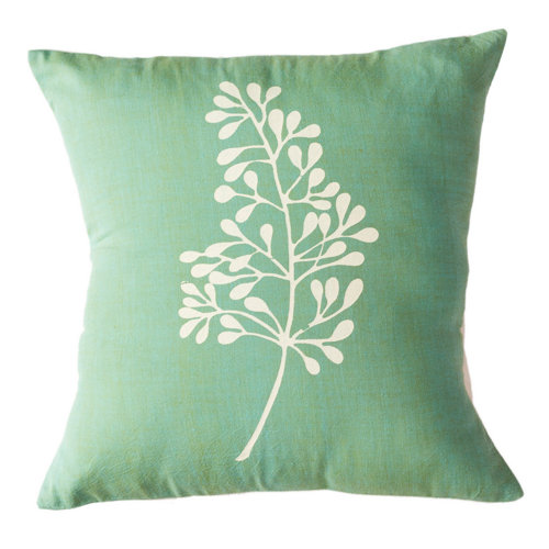 Sustainable Threads Botanical Cotton Throw Pillow Reviews Wayfair