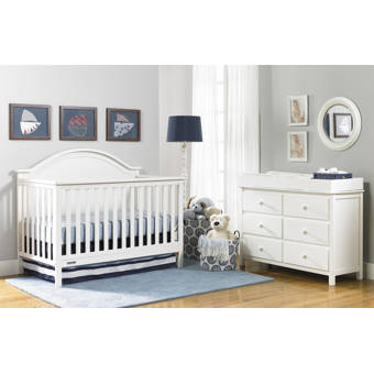 Storkcraft Princess Convertible Standard 2 Piece Nursery Furniture Set Reviews Wayfair