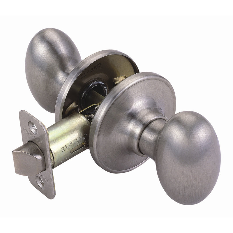 Design House Egg Satin Nickel Passage Hall Closet Door Knob Wayfair