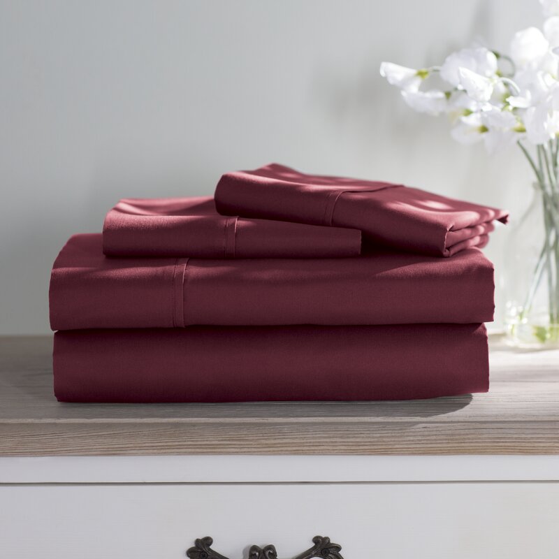 Wayfair Basics 1800 Series 4 Piece Sheet Set Reviews Wayfair