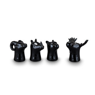 Ceramic Animals Wayfair Ceramic Animal Head 2 Oz Gl Shooter