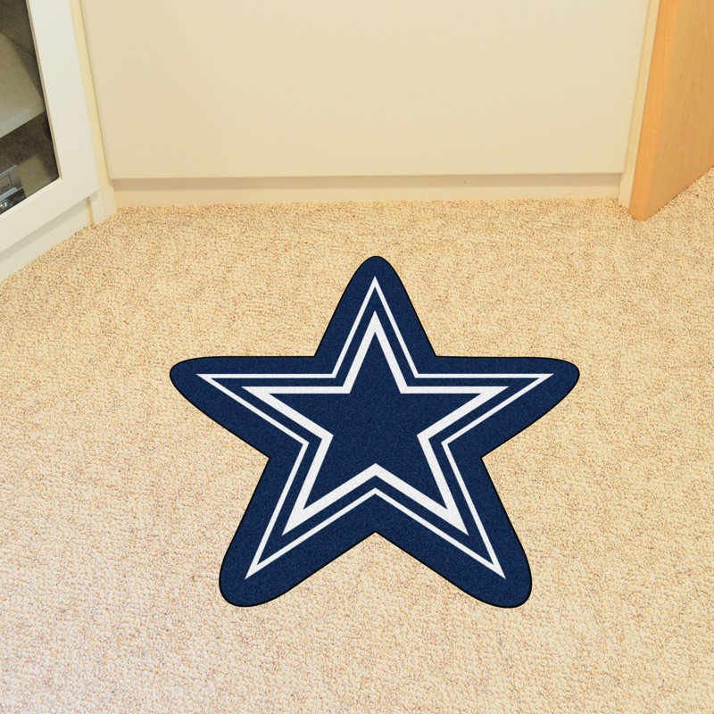 Fanmats Nfl Dallas Cowboys Mascot 36 In X 34 3 In Non Slip