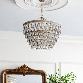 Mercer41 Mcallen 15 Light Statement Empire Chandelier With Crystal Accents Reviews Wayfair