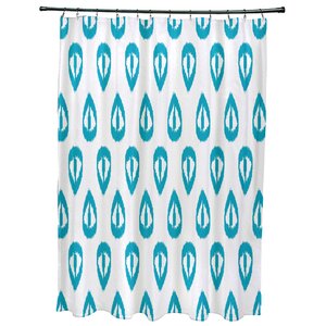 Bridgehampton Ikat Tears Geometric Print Shower Curtain