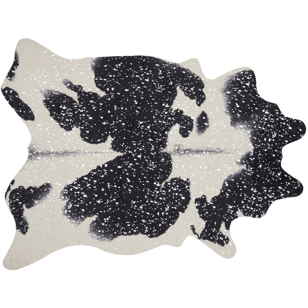 Duran Black/Silver Area Rug by Union Rustic