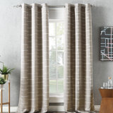 Brown Striped Blackout Curtains You Ll Love In 2020 Wayfair