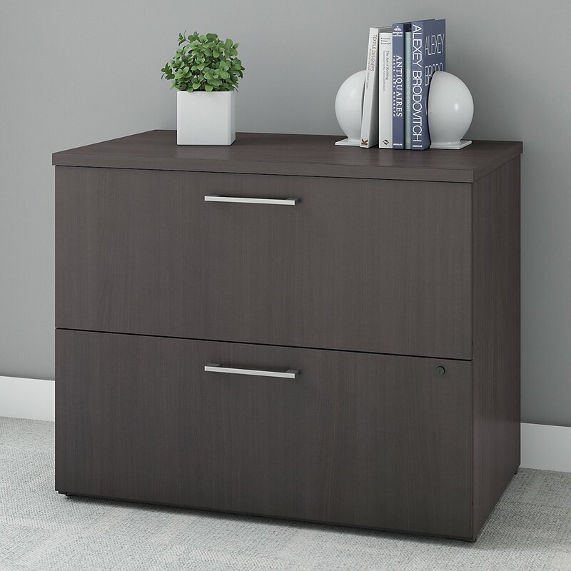 Bush Furniture Series C 2 Drawer Lateral Wood File Cabinet In