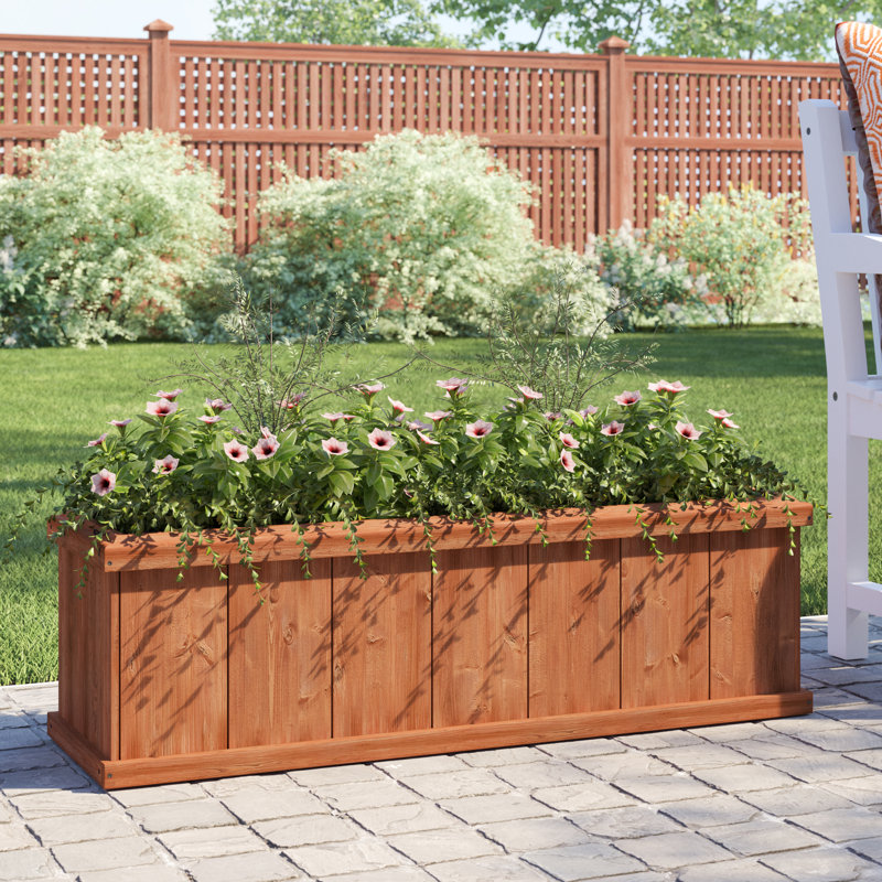 Sol 72 Outdoor Araluen Cedar Planter Box Reviews Wayfair