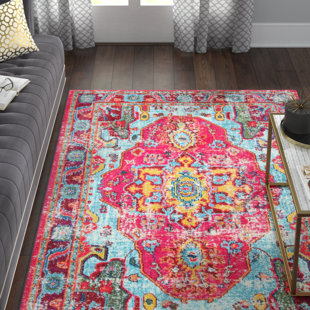 Pink Vintage Persian Rug Wayfair Aliyah Pink Area Rug
