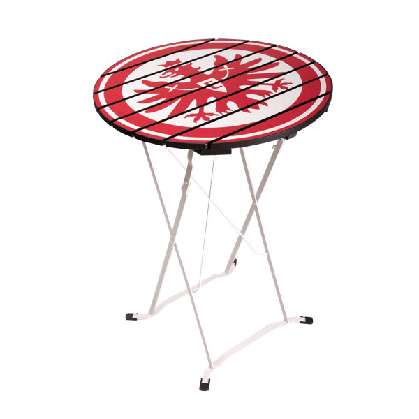 Timberson Klappbarer Bartisch Eintracht Frankfurt aus Flachstahl