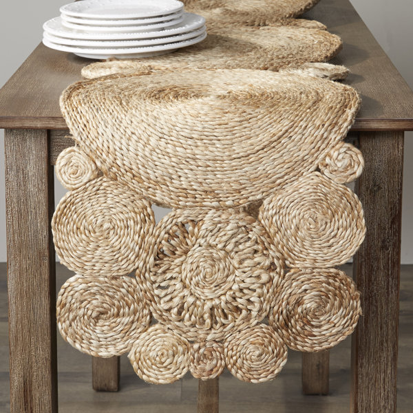 Kirk Jute Table Runner by Bungalow Rose