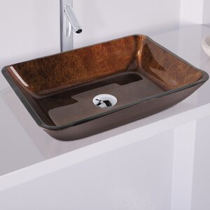 Rectangular Vessel Bathroom Sink