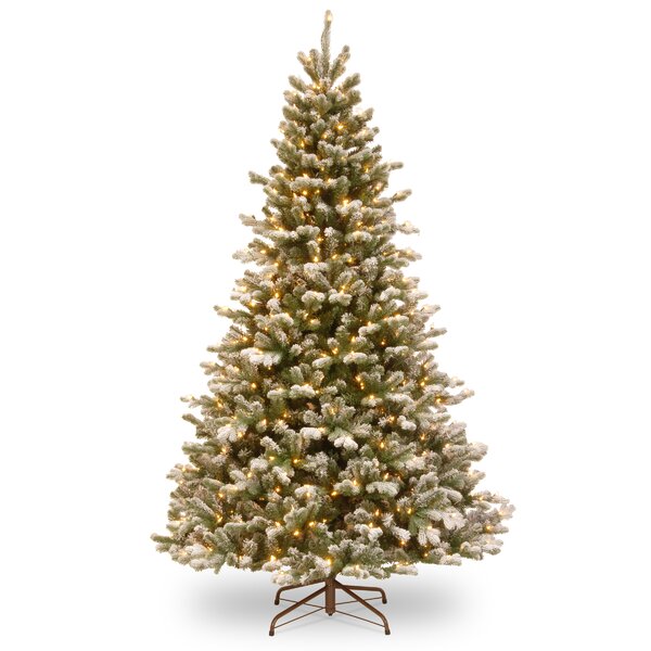 PowerConnect 90 Green Spruce Artificial Christmas Tree with 700 White LED Lights and Stand by Ophelia & Co.