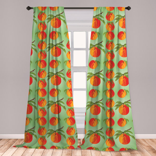 Peach Curtains Wayfair