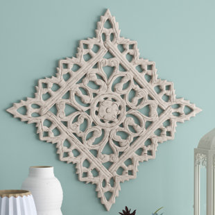 White Carved Wooden Wall Art Wayfair Co Uk Wood Wall Décor