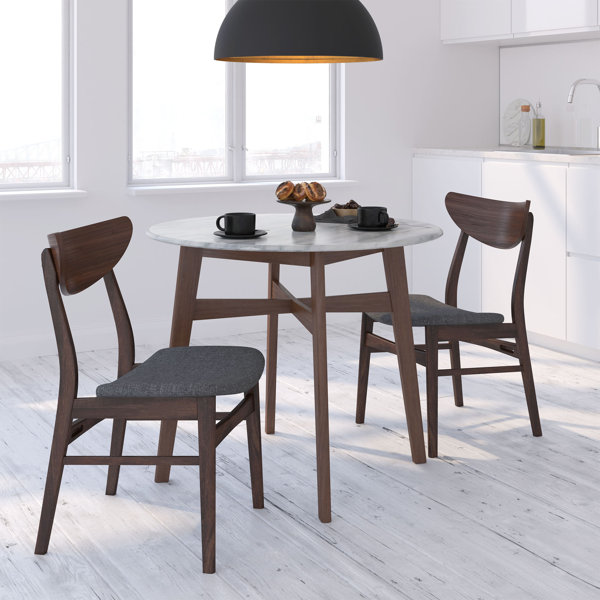 Babin 3 Piece Solid Wood Dining Set by Corrigan Studio Corrigan Studio