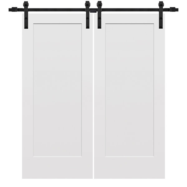 Madison MDF Slab Interior Barn Door by Verona Home Design